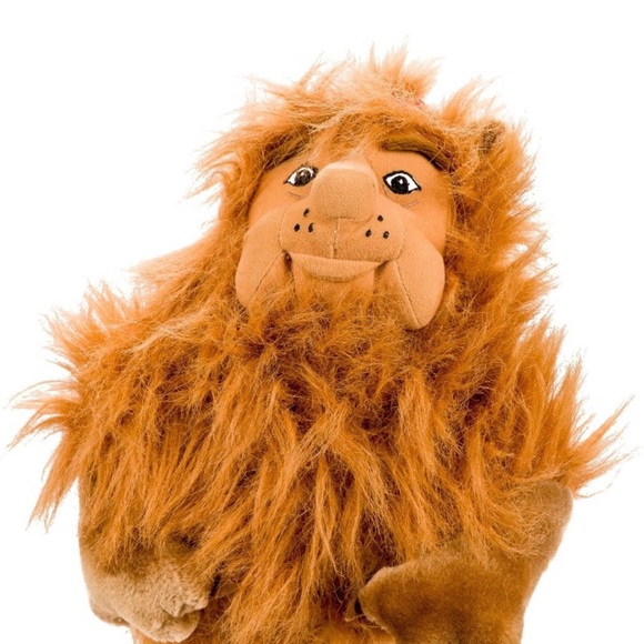 Turner Entertainment Cowardly Lion Plush 18" Bow Wizard of Oz Stuffed Animal - Picture 2 of 3
